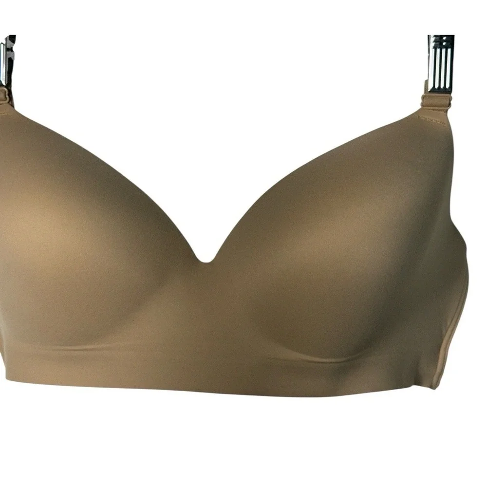 SOMA Enbliss Wireless Bra Mochaccino 42C Beige Nude‎